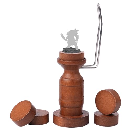 Golden Maple Miniature Painting Handle - 360 Degree Rotating Miniature Holder for Tabletop Miniatures Fantasy Models Kits for Acrylic Painting & Detailing