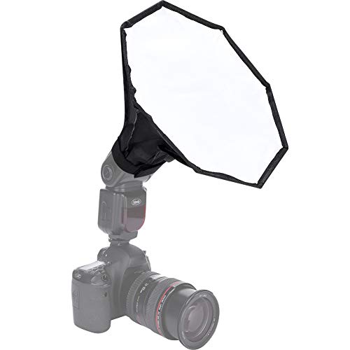 Flash Softbox 30cm Portable Universal Diffuser Softbox for External Speedlite with Storage Bag for Digital Camera