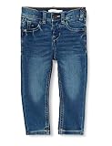 NAME IT Mädchen Nmmtheo Dnmtejas 3691 Pant Noos Hose, Dark Blue Denim/Detail:medium, 98 EU