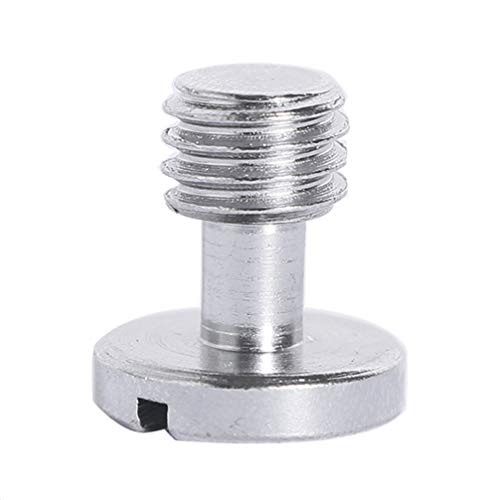Uonlytech 4 Pièces Vis à Tête Plate Pouce Filetage Fendu pour Trépied Appareil Photo Support Éclairage Vis Fixation Appareil Photo