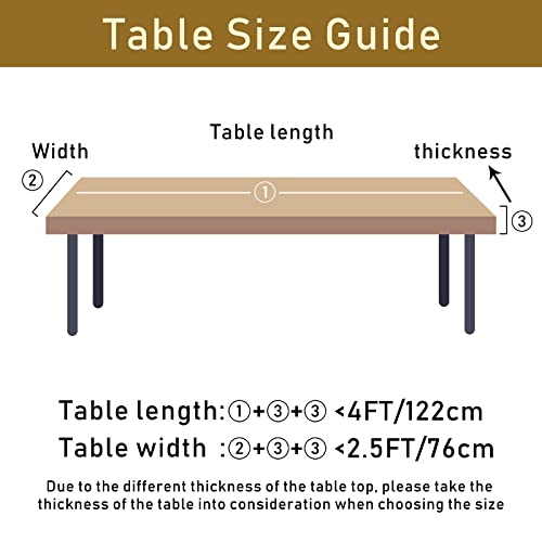 Fatttycy Flamingo And Tropical Palm Leaves Elastic Edge Fitted Tablecloth For Rectangle Table 4 Ft 30 X 48 Inch #TOP1