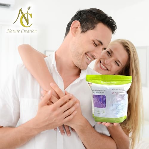 Nature Creation Microwaveable Herbal Heating Pad for Spine and Back - Soothing Herbal Hot & Cold Back Pack - Reusable & Portable Heating Pad with 2 Elastic Straps 1 Pack - Purple Marble