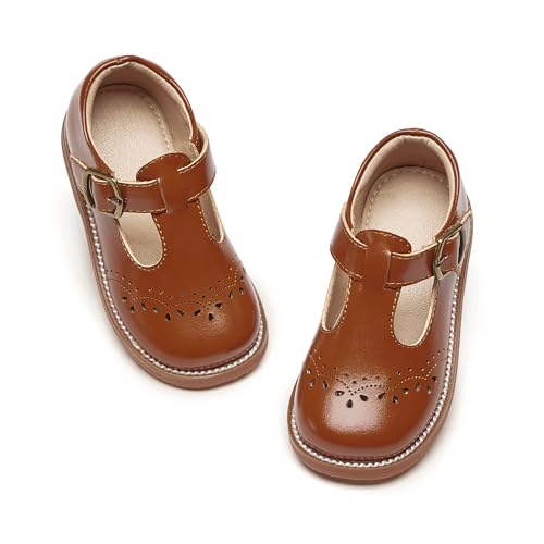 Image of Otter MOMO Toddler /Little Girls Mary Jane Slip-on School Uniform Party Dress Shoes