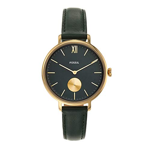 Fossil Women's Kayla ES4662 Gold Leather Japanese Quartz Dress Watch