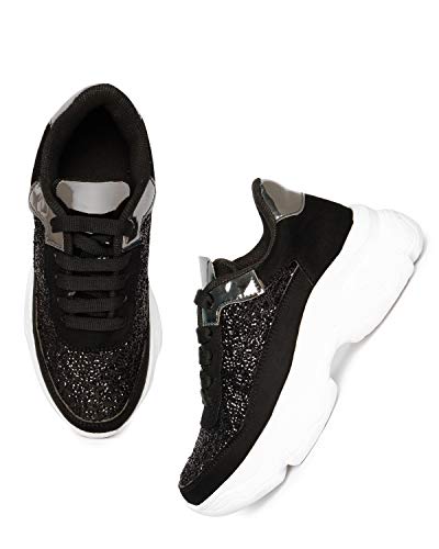 Image of Vendoz Women Casual High Heel Sneakers I Cushioned Insole I All Day Comfortable I Lightweight and Stylish Shoes for Girls CNV6015
