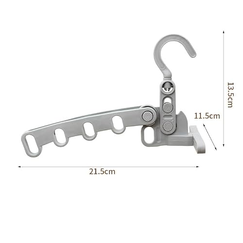 Miniatura 2 de 2 Perchas Plegables Para Colgar Sobre La Puerta, Perchero Plegable Para Interiores Con 5 Agujeros, Colgador De Viaje Plegable, Ligero, Compacto Y Pequeño Espacio Plegable Para Puerta De Armario