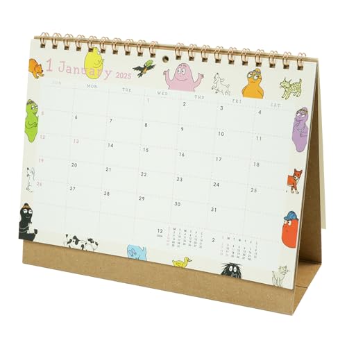 グリーティングライフ 2025年 カレンダー バーバパパ 卓上 C-1595-BB