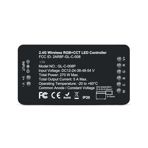 Contrôleur LED RGBCCT 3.0 compatible Alexa Echo Plus et SmartThings pour ruban connecté - 4