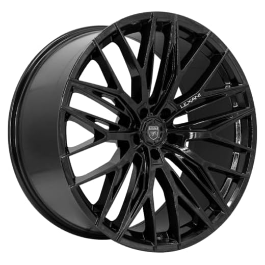 Lexani Aries - 22 Inch Wheels (Set of 4 Rims) - Gloss Black Finish - Fits Most Sedans, Coupes, and SUVs - Concave Wheels