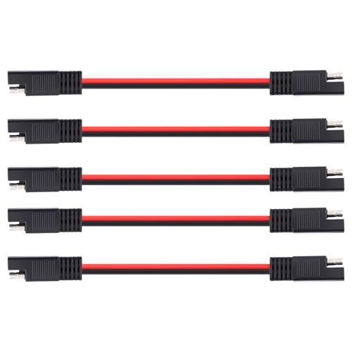 VKQTS 5PCS SAE Connector with 14 Gauge Wire,13 Inch 2