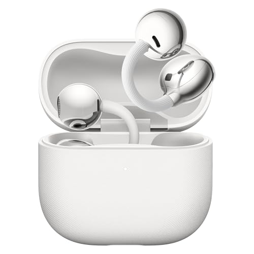 HUAWEI FreeClip 2 Open-Ear Clip-On Earbuds Airy C-bridge design Lightweight 38H Battery Fast Charge Dual Driver IP57 Waterproof & dust proof Touch & Head-motion control iOS & Android White