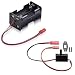Produktbild Batteriebox 4 x Mignon Typ AA mit BEC Stecker und Schalterkabel BEC JST partCore
