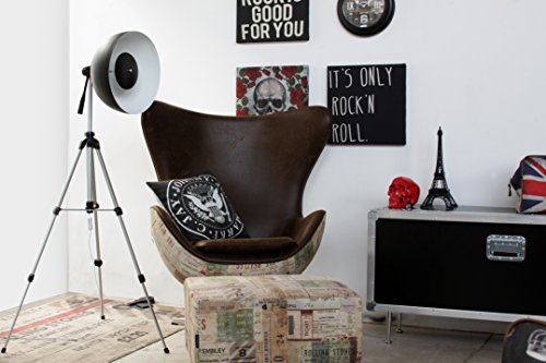 Coluna Hubble Cromalux Preto/Alumínio 1 Aço Carbono, Alumínio