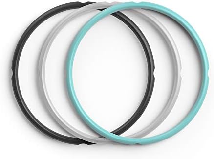 Sealing Ring for 6 Qt InstaPot - Replacement Silicone Gasket Seal Rings for 6 Quart IP Programmable Pressure Cooker - Insta-Pot Rubber Replacements and Insta Pot Accessories Fit 5QT & 6QT Models