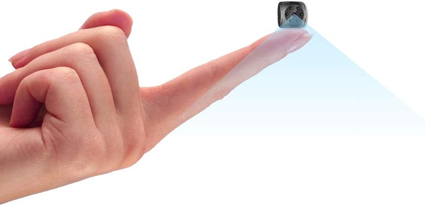 Ultra small mini camera, 1080P spy camera, infrared night vision, comes with a replacement battery, easy to carry and record for long periods of time even without cables. Hidden mini camera for both