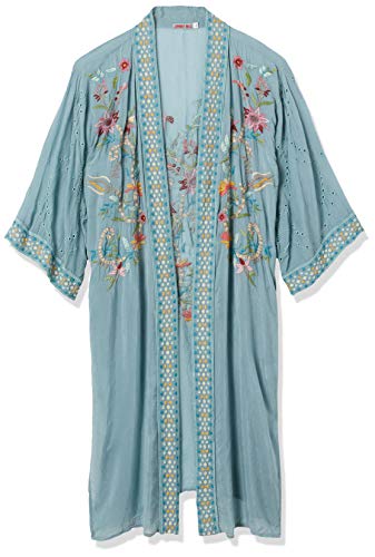 Johnny Was Women's Blouse, Sky Blue, Medium