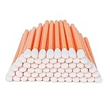 AAwipes Foam Swabs 4.1' (100 pcs, Round Head, Orange) Cleanroom Detailing Swab Sponge Sticks for Inkjet Printer, Optical Instruments (C5709C)