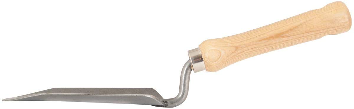 SHW-FIRE Set Kurzer Unkrautstecher und Blumenkelle aus geschmiedetem Stahl | Für Gartenarbeit & Unkrautentfernung | Zum Ausstechen von Unkraut & Umpflanzen | Schmiedequalität | Made in Germany