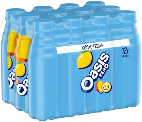 Oasis Exotic Fruits Zero 12 x 500ml