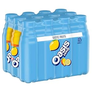 Oasis Exotic Fruits Zero 12 x 500ml