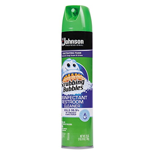 Scrubbing Bubbles 682264 Multi Surface Bathroom Cleaner, Clean Fresh Scent, 25 Oz Aerosol Can (Case Of 12) #TOP1