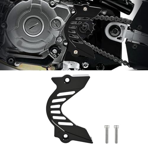 Protection pignon Yamaha TTR110, couvre chaîne alu noir accessoire moto cross Canitu