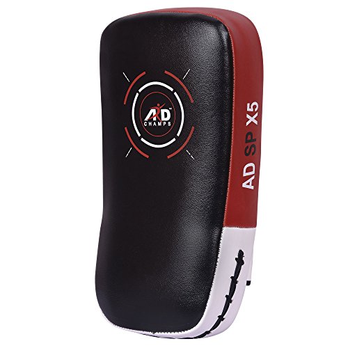 Ard Kick Boxing Strike Curved Thai Pad Mma Focus Muay Thai Punch Shield Mitt (1 Unit) (Red) #TOP1