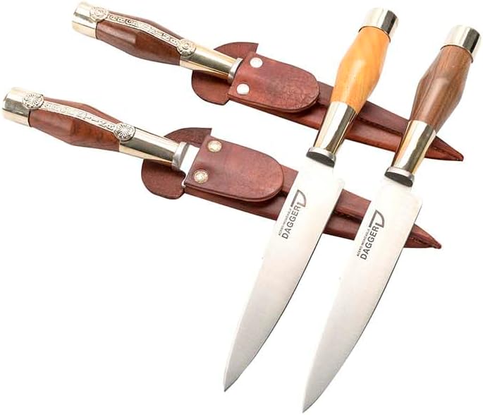 Argentine Meat Knife with Wood and Alpaca details model Argentina