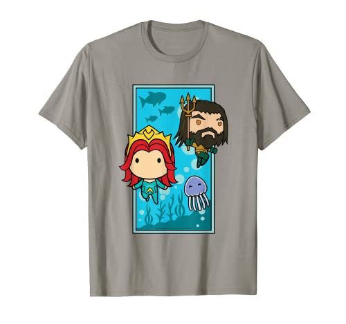 Aquaman Movie Chibi Mera and Aquaman Camiseta