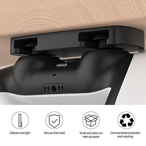 Ckxin Controller Table Stand For Ps5 Ps4 Controller Playstation 5 Playstation 4 Under Desk Mount Controller Holder Table Organizer And Desk Management (1-Pack), Black #TOP1