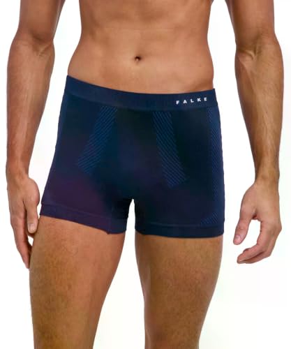 FALKE Herren Baselayer-Unterwäsche Warm M Bx Funktionsmaterial schnelltrocknend 1 Stück, Blau Space Blue 6116, S – Ansicht 1