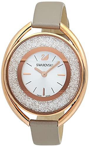Ladies' Swarovski Crystal Crystalline Oval Rose Gold Tone Watch 5158544 #TOP26