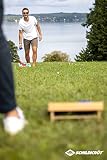 Schildkröt Zestaw Cornhole Bean Bag z drewna MDF z certyfikatem FSC, kompletny zestaw z 2 deskami cornhole (po 52 x 30 x 14 cm) i 8 workami na piasek, do użytku wewnątrz i na zewnątrz, 970317