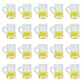 AUEAR, Lovely Mini Plastic Beer Cup Mug Model Mugs Miniature Cups for Miniature Accessories (20 Pieces)