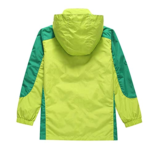 Coupe-vent imperméable garçon avec capuche et poches multiples - 3