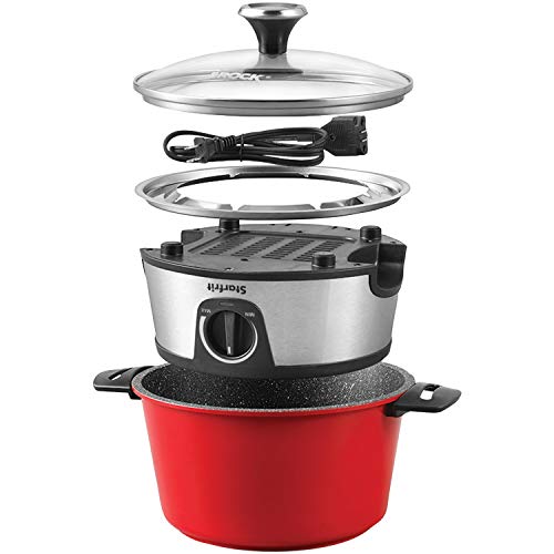 Starfrit 024704 The Rock Electric Fondue Set, Multi, 024704-002-0000, One Size