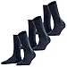 Produktbild FALKE Damen Socken London Sensitive 3er Pack, Größe:35-38;Farbe:Navy Blue Melange (6499)