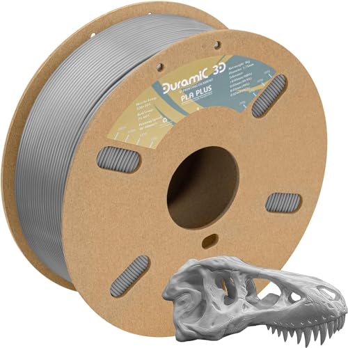 DURAMIC 3D PLA Plus Filament 1.75mm Grey 1kg, 1.75 PLA Pro 3D...