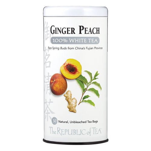 The Republic Of Tea 0742676400691 Ginger Peach 100% White Tea thumb #1