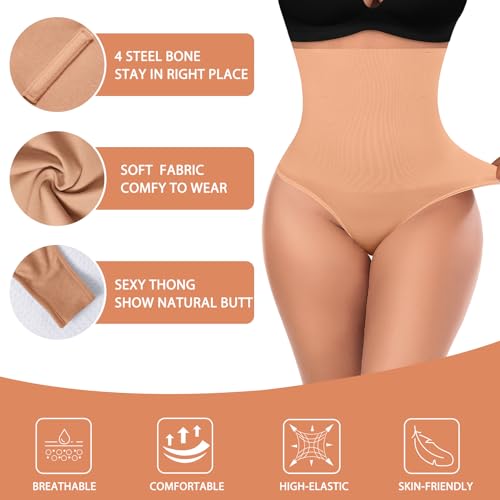 Image of Womens Thong Shapewear Mid to High Waisted Shaper Thong WN0017