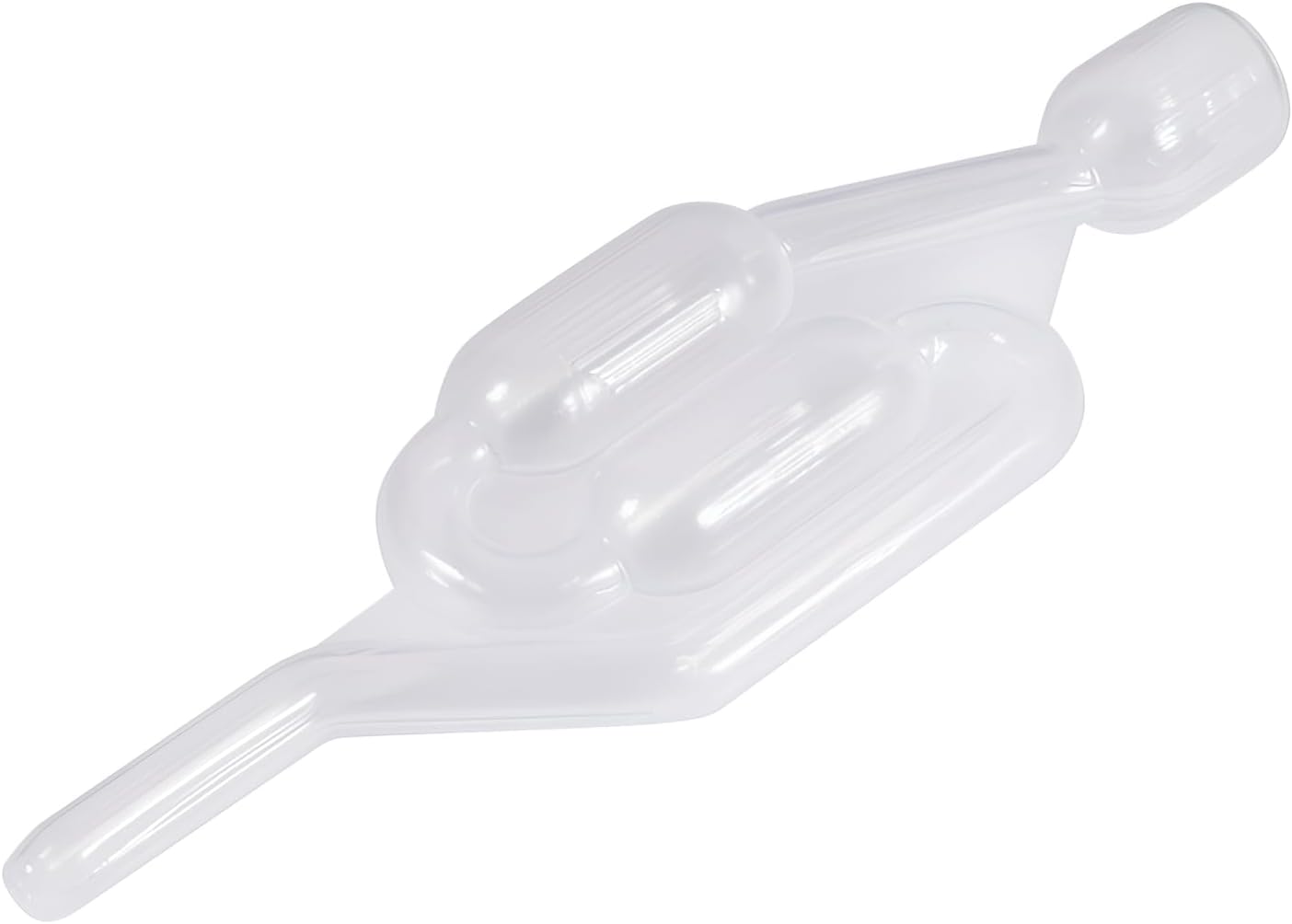 4 Pack Plastic One Way Fermentation Airlocks for Home Brewing