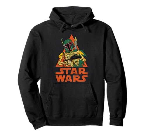 Star Wars Boba Fett Skeleton Halloween Costume Pullover Hoodie