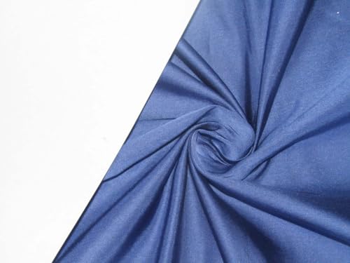 Soie dupioni bleu électrique tissu lisse sans défaut pour couture