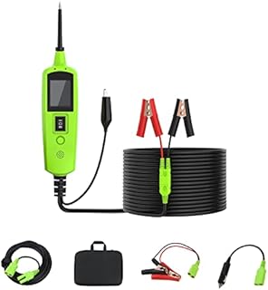 MOTOCOCHE Power Circuit Probe Tester - 12V/24V Voltage Tester with 10M Cable, AC/DC Circuit Analyzer Tracer, Automotive Short Finder for RV Truck SUV