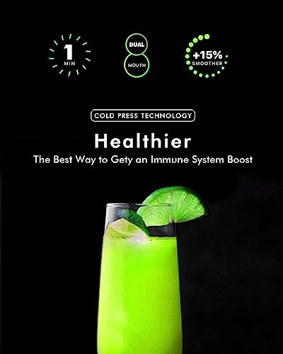 𝟮𝟬𝟮𝟯 𝗡𝗲𝘄 Slow Masticating Juicer Machine, Sifene Wide Dual Feed Chute Cold Press Juicer, Anti-Clog Function, Easy Clean Juice Extractor For Whole Large Fruits & Vegetables (Red) #TOP3