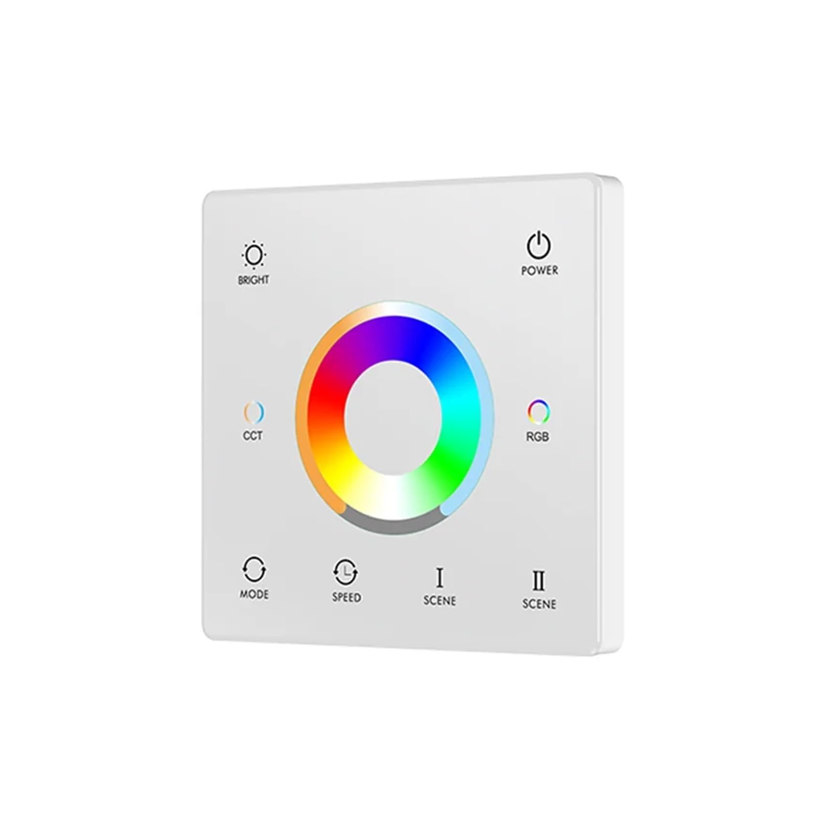 Variateur 1 zone RGB+CCT à molette tactile TW5, télécommande incluse pour bande lumineuse