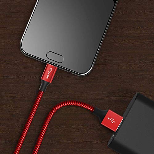 etguuds USB to USB C Cable 2ft, 2-Pack USB A to Type C Charger Cord Fast Charging for Samsung Galaxy A17 A16 A15 A26 A36 A56, S25 S24 S23 S22 S21 S20 S10 Note 20, for iPhone 17 16 15, Moto, Red by etguuds - Image 7
