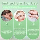 LOPHE Zero Pore Pads, 55 szt. nawilżające tonery z kwasem salicylowym, Dual-Textured Exfoliating Facial Pad do peelingu twarzy i pielęgnacji twarzy, odnowy skóry, A
