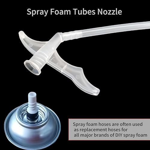 Image of 40Pcs Plastic Spray Foam Replacement Tubes Gap Filling Nozzle Tips, Replacement Tube for DIY Spray Foam