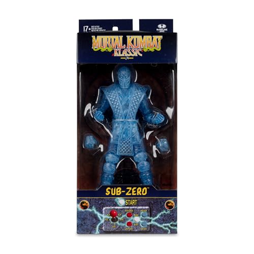 McFarlane Toys-Mortal Kombat Klassic Sub-Zero (Ice Clone) 7in Action Figure by McFarlane Toys - Used condition - Image 4